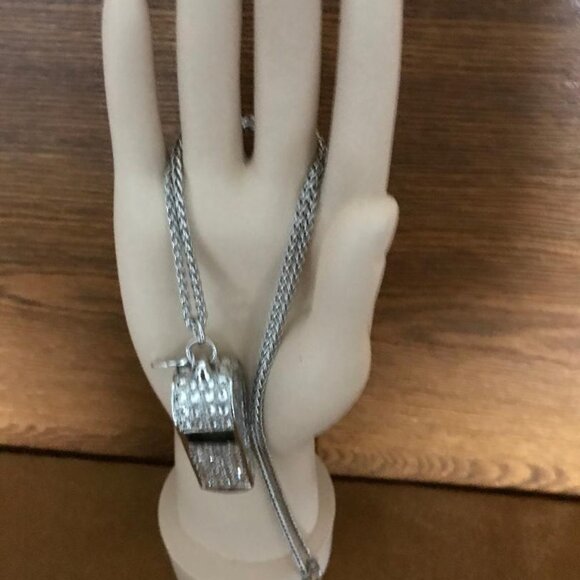Ladies Rhinestone Whistle - Picture 2 of 2